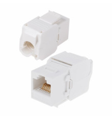 05-1052 ∙ Модуль Keystone Jack RJ-45(8P8C), UTP неэкранированный, категория 6, тип 180 градусов, самозажимной, белый Rexant