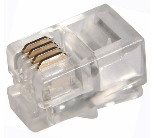 05-1001-3 ∙ Телефонный разъем RJ-9(4P4C) PROconnect ∙ кратно 100 шт