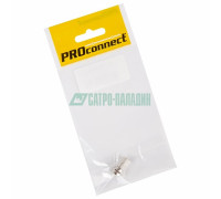 05-4003-6-7 ∙ Разъем антенный на кабель, штекер F для кабеля RG-6, (1шт.) (пакет) PROconnect