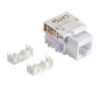 Netlink Модуль Keystone неэкранированный, RJ-45, cat.5e, 90°, 110/Krone тип, универсальный, белый (51040)