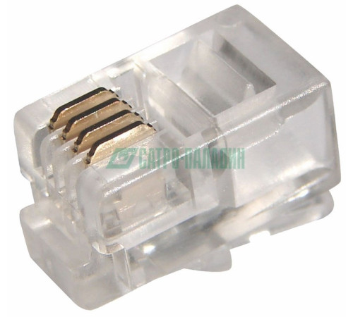 05-1001 ∙ Телефонный разъем RJ-9(4P4C) Rexant ∙ кратно 100 шт
