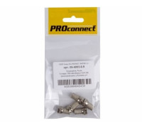 05-4003-6-9 ∙ Разъем антенный на кабель, штекер F для кабеля RG-6, (5шт.) (пакет) PROconnect