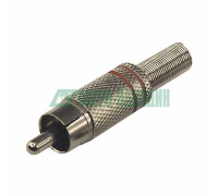 PROconnect 14-0405-4 ∙ Разъем штекер RCA металл пайка ZN черный/красный PROCONNECT ∙ кратно 100 шт