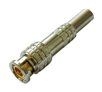 Tantos РАЗЪЕМ TS BNC штекер под винт с пружиной, металл