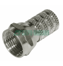 05-4002-4 ∙ F-разъем RG-59, L=19 мм, цинк PROconnect ∙ кратно 100 шт