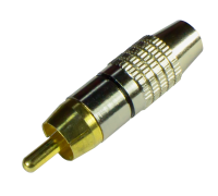 Tantos РАЗЪЕМ TS RCA штекер под винт, металл