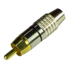 Tantos РАЗЪЕМ TS RCA штекер под винт, металл