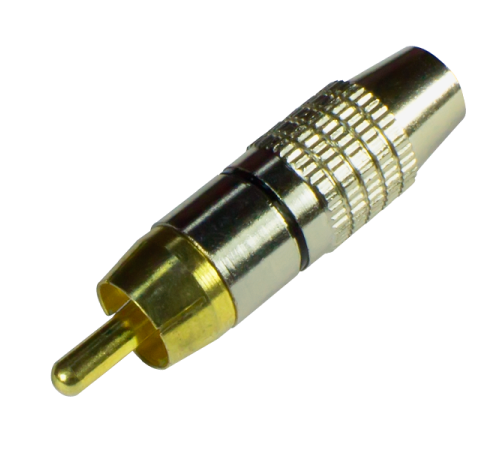 Tantos РАЗЪЕМ TS RCA штекер под винт, металл