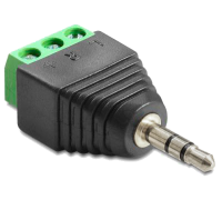 Rexant 14-0440 ∙ Штекер стерео 3,5 мм с клеммой колодкой под винт, (уп. блистер 40 шт) REXANT