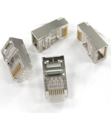 05-1023-9 ∙ Разъем RJ-45(8P8C) под витую пару, FTP экранированный, категория 5e, пакет, 5шт PROconnect