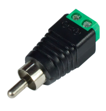 Tantos РАЗЪЕМ TS RCA штекер с клеммной колодкой, под винт