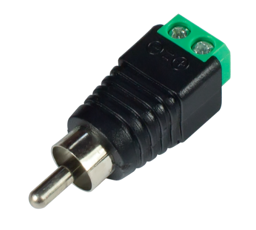 Tantos РАЗЪЕМ TS RCA штекер с клеммной колодкой, под винт