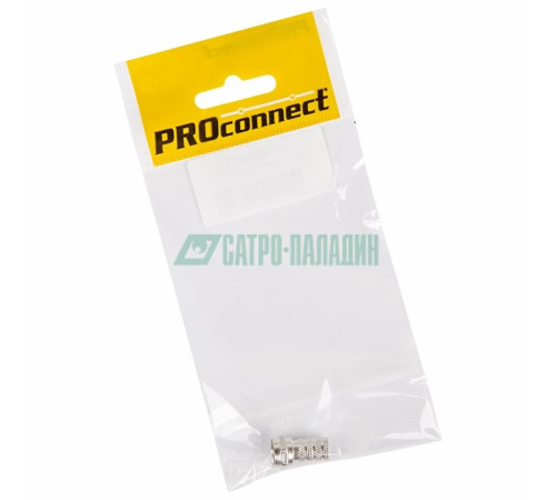 05-4003-4-7 ∙ Разъем антенный на кабель, штекер F для кабеля RG-6, (1шт.) (пакет) PROconnect