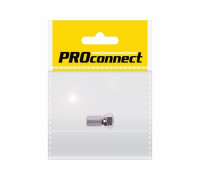 05-4005-4-7 ∙ Разъем антенный на кабель, штекер F для кабеля SAT (с резиновым уплотнителем), (1шт.) (пакет) PROconnect