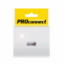 05-4005-4-7 ∙ Разъем антенный на кабель, штекер F для кабеля SAT (с резиновым уплотнителем), (1шт.) (пакет) PROconnect