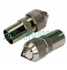 Rexant 05-2032 ∙ V-разъем гнездо без пайки Орех REXANT ∙ кратно 100 шт