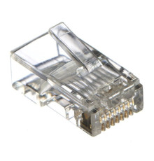 52259 ∙ Коннектор RJ-45 (8p8c) cat.5е для одножильного и многожильного кабеля, Netko (нож с 2-мя зубцами)