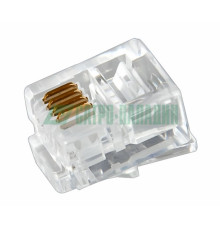 05-1012 ∙ Телефонный разъем RJ-14(6P4C) Rexant ∙ кратно 100 шт