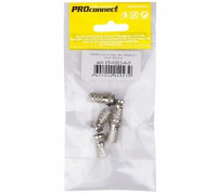 05-4003-4-9 ∙ Разъем антенный на кабель, штекер F для кабеля RG-6, (5шт.) (пакет) PROconnect