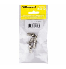 05-4003-4-9 ∙ Разъем антенный на кабель, штекер F для кабеля RG-6, (5шт.) (пакет) PROconnect