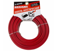 01-6106-3-20 ∙ Кабель акустический 2х1,50м м², красно-черный, мини-бухта 20 м, Rexant