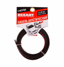 01-6105-3-05 ∙ Кабель акустический 2х1,00 мм², красно-черный, мини-бухта 5 м, Rexant