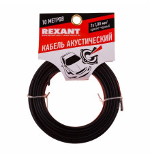 01-6105-3-10 ∙ Кабель акустический 2х1,00 мм², красно-черный, мини-бухта 10 м, Rexant