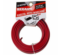 01-6106-3-10 ∙ Кабель акустический 2х1,50м м², красно-черный, мини-бухта 10 м, Rexant