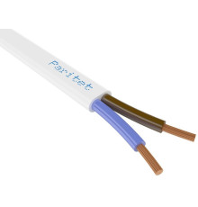 Провод ШВВП 2х0,5 мм² белый (Паритет) (100094) 200м
