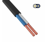 ККЗ 01-8087-6 ∙ Провод ШВВП 2х0,75 мм² 200 м черный ГОСТ 7399-97 ∙ кратно 200 метр