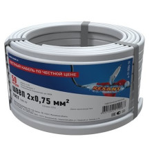 Rexant 01-8086-50 ∙ Провод ШВВП 2х0,75 мм², длина 50 метров, ГОСТ 7399-97 REXANT