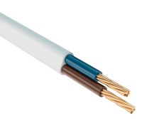 Провод ШВВП 2х0,5 мм² белый ГОСТ ВКЗ 200м