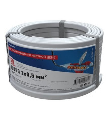Rexant 01-8082-50 ∙ Провод ШВВП 2х0,5 мм², длина 50 метров, ГОСТ 7399-97 REXANT