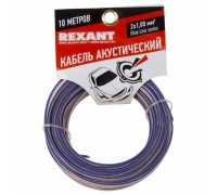 01-6205-3-10 ∙ Кабель акустический 2х1,00 мм², прозрачный BLUELINE, мини-бухта 10 м, Rexant