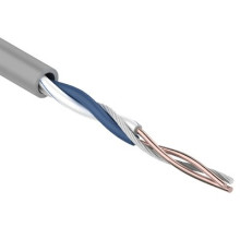 01-0002 ∙ Кабель витая пара U/UTP, Cat.5e, PVC, 1PR, 24AWG, Indoor, Solid, серый, 305м, Rexant