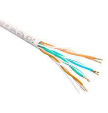 Netko 51108 ∙ Кабель U/UTP4 cat.5e NETKO /4 пары 24 AWG BC / 305м / одножильный, серый "СКС", FLUKE TEST