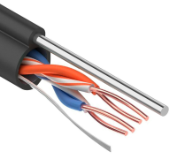 Кабель UTP outdoor 2x2x0,51 steel rope Premium SkyNet 305м