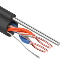 Кабель UTP outdoor 2x2x0,51 steel rope Premium SkyNet 305м