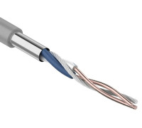 01-0120 ∙ Кабель витая пара F/UTP, Cat.5e, PVC, 1PR, 24AWG, Indoor, Solid, серый, 305м, Rexant