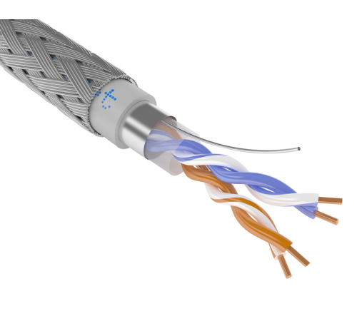 Паритет Кабель ParLan ARM F/UTP Cat5e PVCLS нг(A)-FRLS 2х2х0,52 (110310) 305м