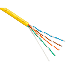 Cabeus UTP-4P-Cat.5e-SOLID-YL (7251c) 305м