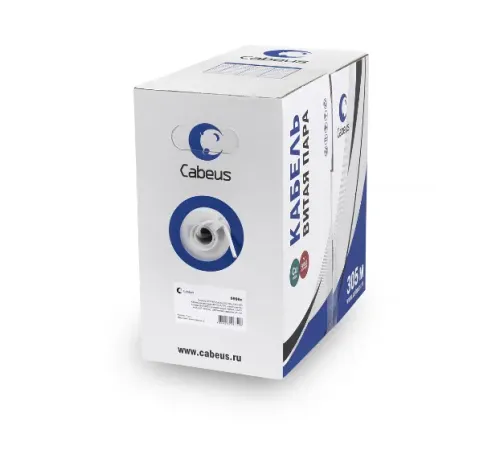 UTP-4P-CAT.5E-SOLID-LSZH-GY-LIGHT Cabeus