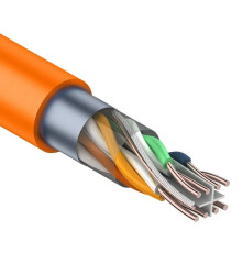 01-0151 ∙ Кабель витая пара F/UTP, Cat.6, ZH нг(А)-HF, 4PR, 23AWG, Indoor, Solid, оранжевый, 305м, Rexant