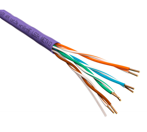 Netko 52440 ∙ Кабель U/UTP4 cat.5e NETKO /4 пары 24 AWG BC / 305м / нг(А)-HF LSZH