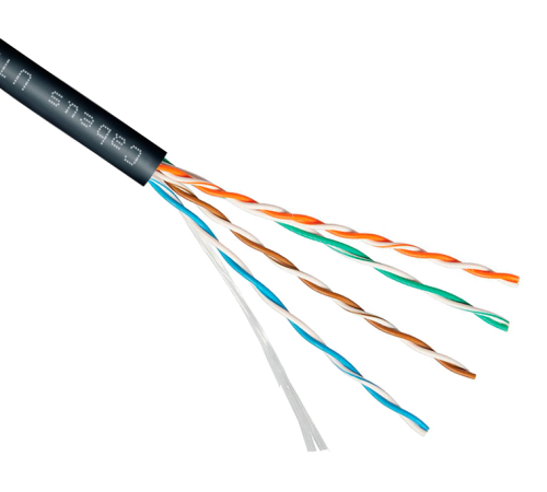 Cabeus UTP-4P-Cat.5e-SOLID-OUT-LSZH-UV (7172c)