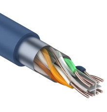 01-0147-3 ∙ Кабель витая пара омедненный, F/UTP, Cat.6, PVC, 4PR, 23AWG, Indoor, Solid, серый, 305м, PROconnect