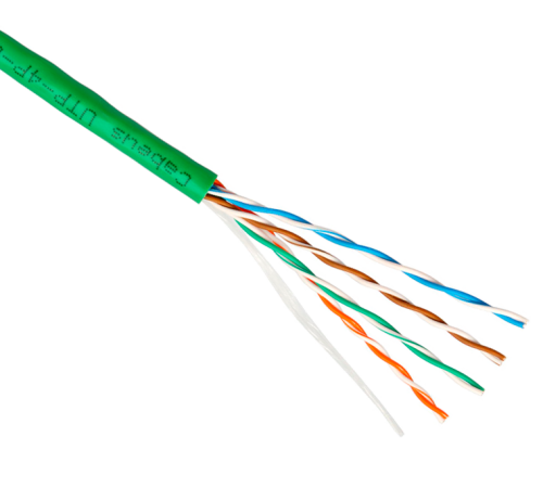 Cabeus UTP-4P-Cat.5e-SOLID-LSLTx-GN (10990c)