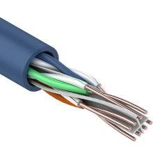 01-0047 ∙ Кабель витая пара U/UTP, Cat.6, PVC, 23AWG, Indoor, Solid, синий, 305м, Rexant