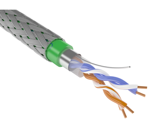 Паритет Кабель ParLan ARM F/UTP Cat5e PVCLS нг(A)-FRLSLTx 2х2х0,52 (110311) 305м