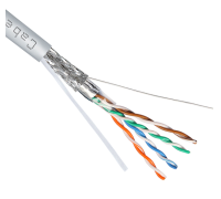 Cabeus SFTP-4P-Cat.5e-SOLID-GY (7174c) 305м